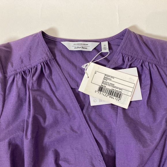 NWT & Other Stories Voluminous Midi Wrap Dress Size 10 - Picture 5 of 11